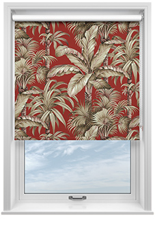 Tripura, Cinnabar - Roller Blind